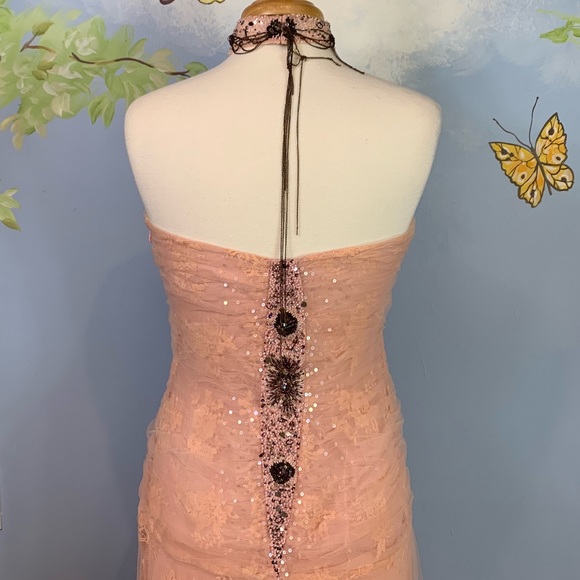 Orna Farho Pink Haltered Dress Altered - Picture 6 of 8